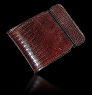 Tejus Lizard Cash Cover - Burgundy