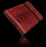 Ostrich Cash Cover - Burgundy
