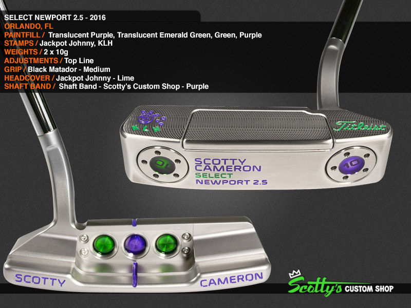 Custom Shop Putter of the Day - 2016 - Scotty Cameron