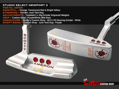 Protège-tête De Putter Scotty Cameron – Édition Limitée Custom Shop Japon, Blanc, Occasion
