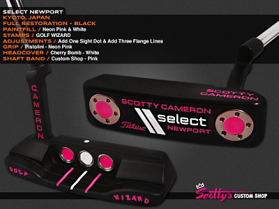Poignées de putter Scotty Cameron Custom Shop