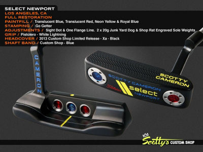 Rare couvre-chef putter mi maillet rouge industriel Scotty