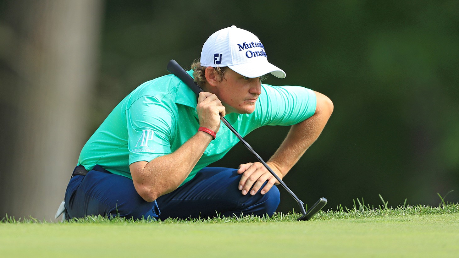 Ryan Blaum hits a tee shot during action at the 2019 Zurich Classic of New Orleans