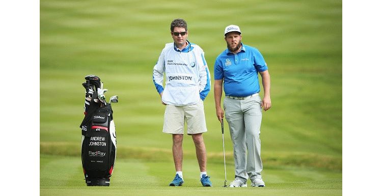 Caddy for Andrew 'Beef' Johnston at The BMW PGA Championship Pro-Am