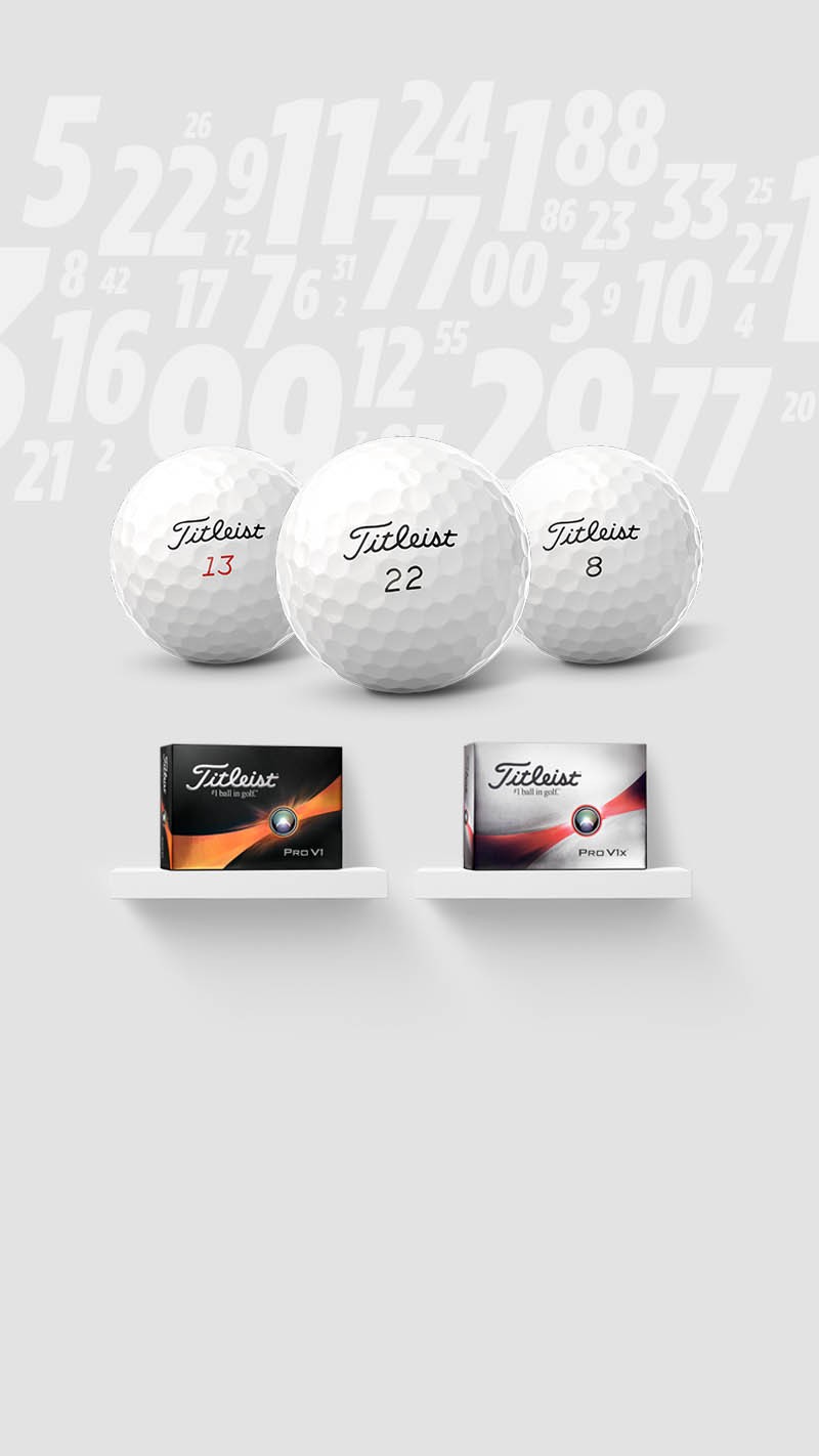 Titleist Special Play Number Golf Balls