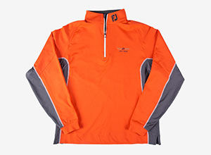 Sport Half Zip Pullover - Orange/Charcoal/White