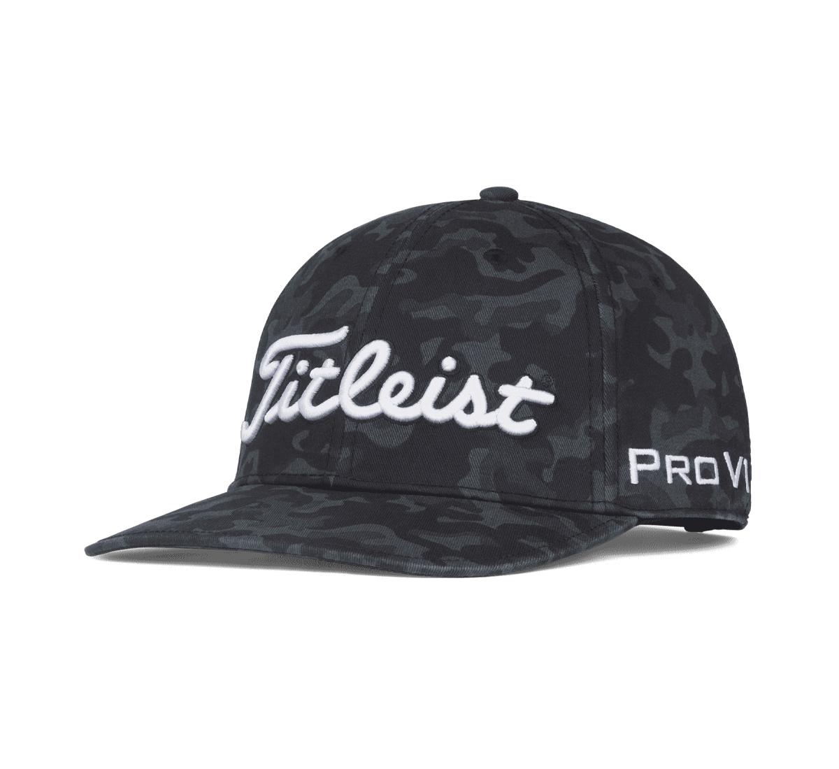 Titleist Black Camo Tour Cotton Semi Curve Hat