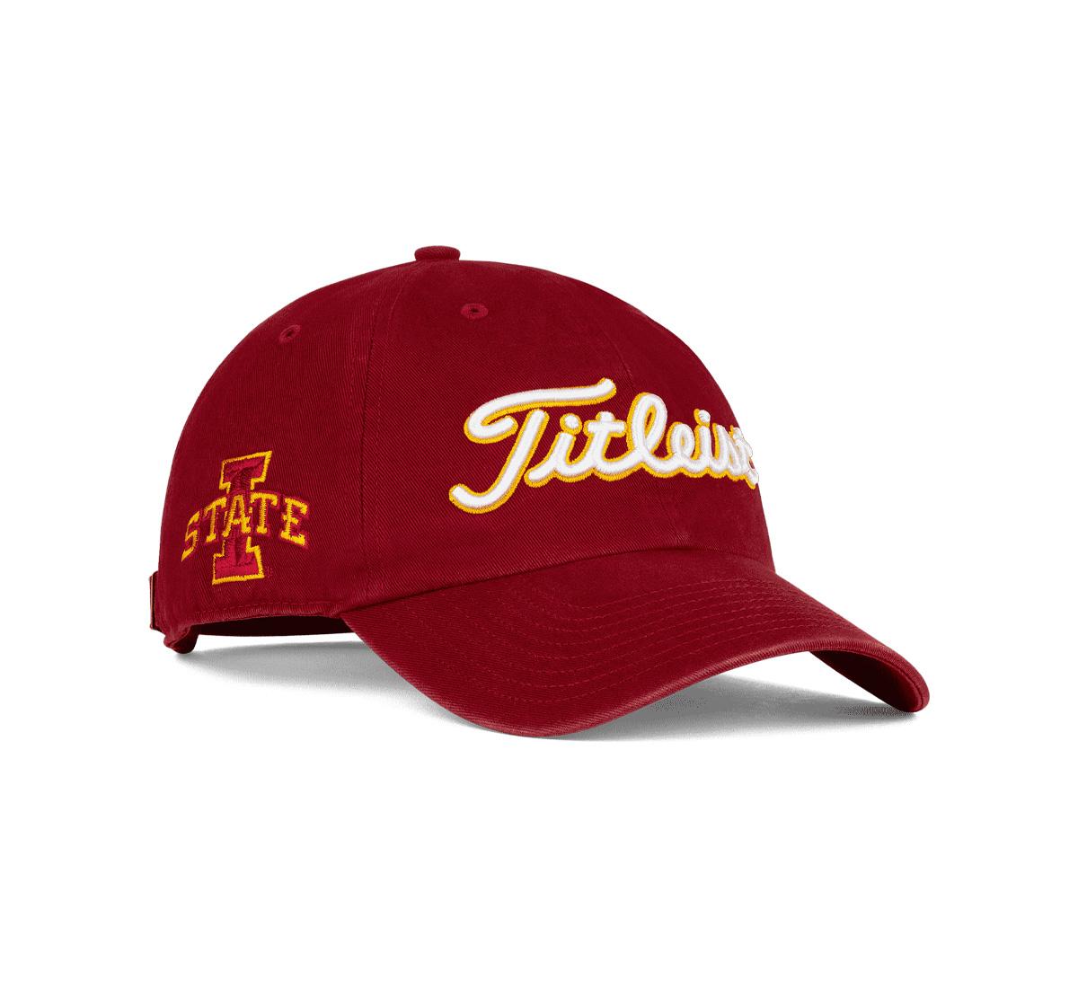 Men's Titleist Iowa State Cyclones Garment Wash Adjustable Hat, men box  caps