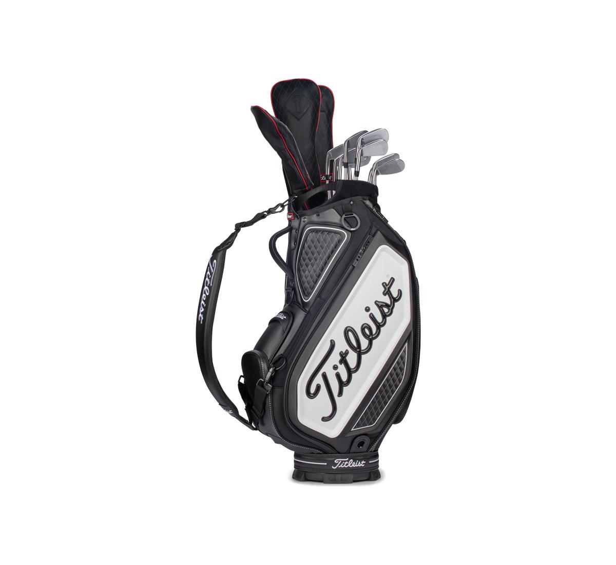 New Titleist Links Legend Golf Bag Navy/Cool  White/Black/Geen/Burgundy/Charcoal