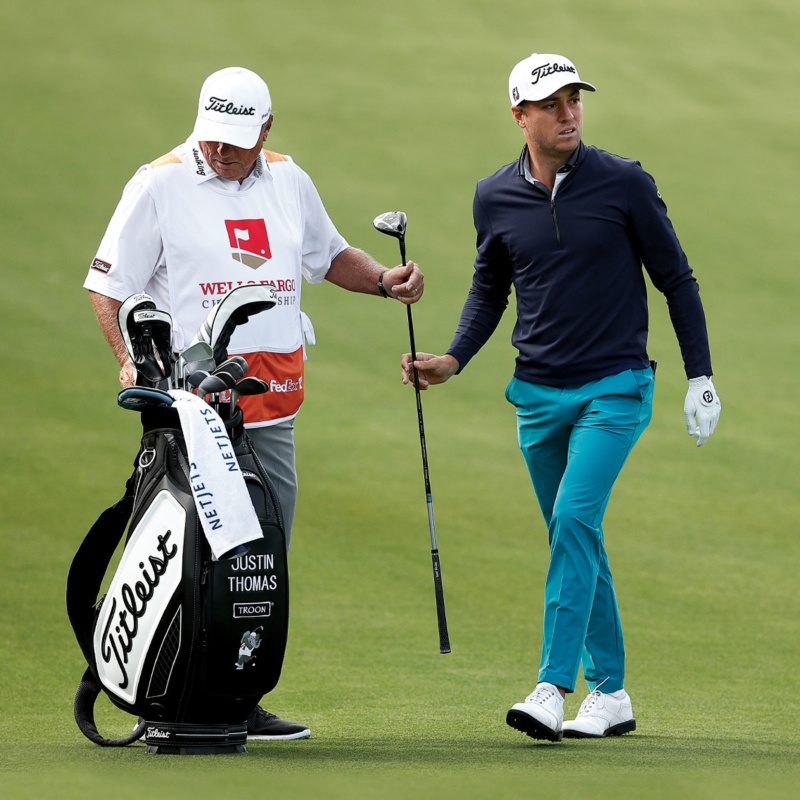 Justin Thomas plays a Titleist Tour Bag