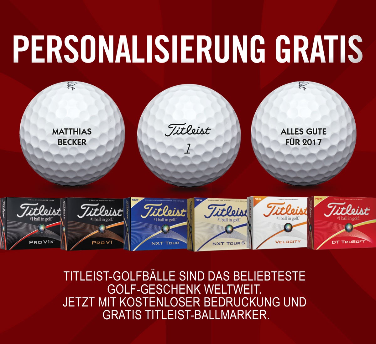 Golf-Geschenke - Golf Hilbrand