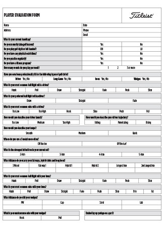 Titleist Golf Club Fitting Manuals Charts Resources