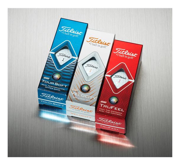 Titleist Tour Soft, Velocity and DT TruSoft Sleeves