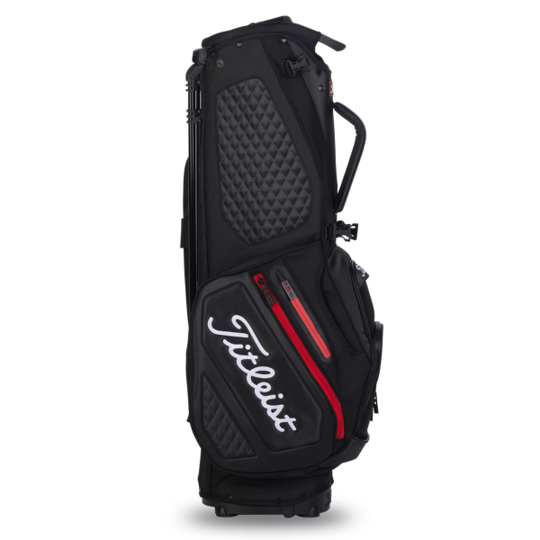 Titleist Premium Carry Golf Bag - Black/Black/Red