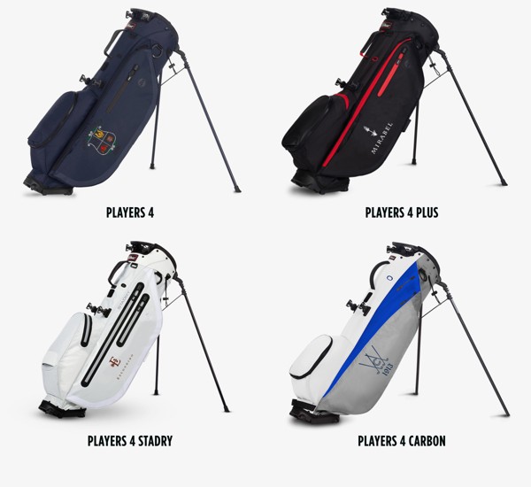 Location Options for Titleist Players Collection Custom Golf Bags