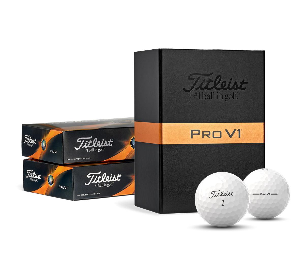 Titleist Pro V1 Holiday 2-Dozen Pack of Golf Balls with Premium Display Box