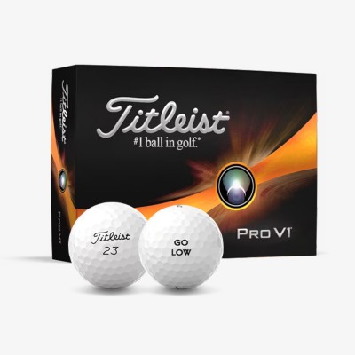 Titleist Golf Balls with Personalization Text