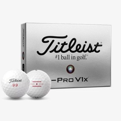 Titleist Golf Balls with Alignment Aid Logos