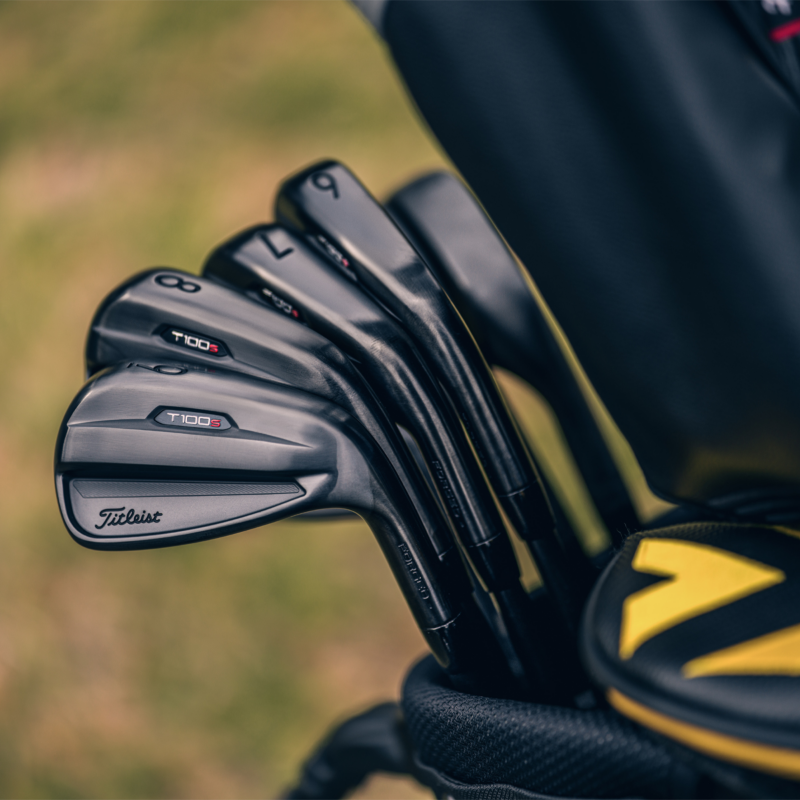 T-Series T100·S Black | All Black Golf Irons | Titleist