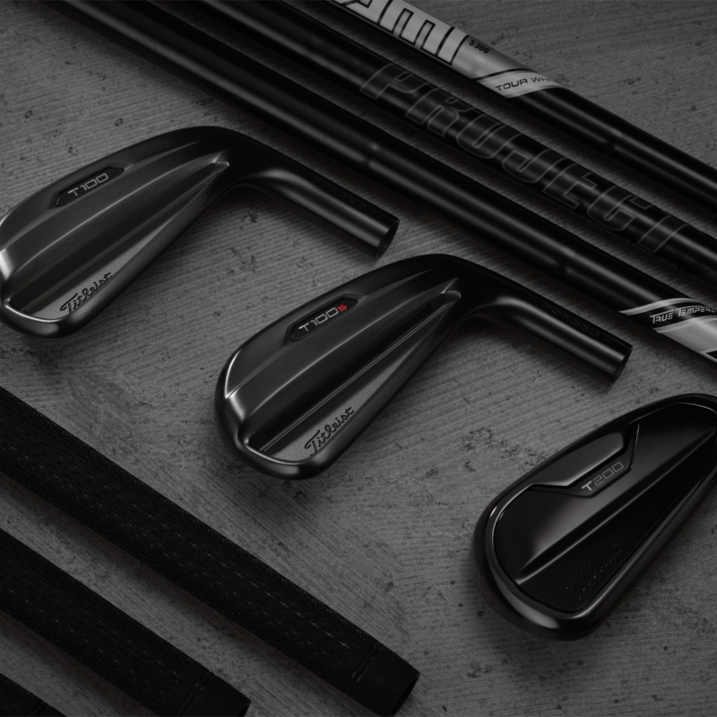 T-Series T100·S Black | All Black Golf Irons | Titleist