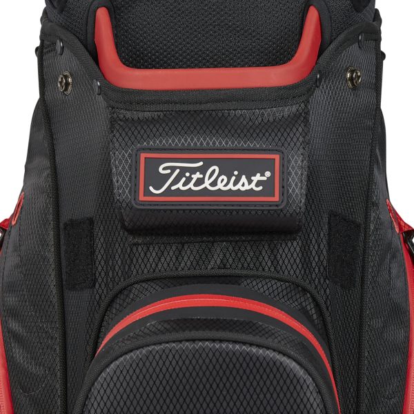Titleist Stadry 14 Golf Cart Bag - Black/Red Titleist Stadry 14 Golf Cart Bag - Black/Red