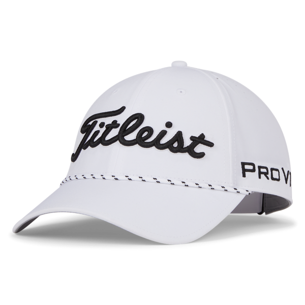 Titleist Tour Breezer Golf Cap - White/Black Titleist Tour Breezer Golf Cap - White/Black