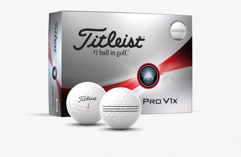 Buy Titleist Pro V1x Left Dash | High Flight, Low Spin Golf Balls