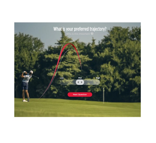 Golf Ball Fitter Preferred Trajectory