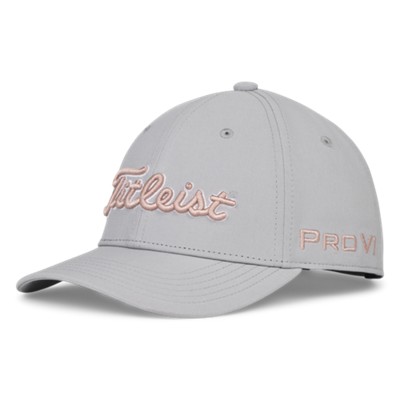 Titleist Junior Tour Performance Golf Cap - Grey/Pink
