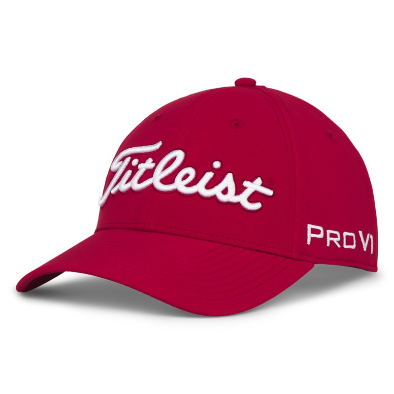 Titleist Tour Performance Adjustable Cap - Red/White Titleist Tour Performance Adjustable Cap - Red/White