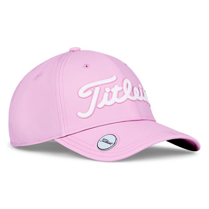 Titleist Players Performance Ball Marker Cap - Pink/White Titleist Players Performance Ball Marker Cap - Pink/White