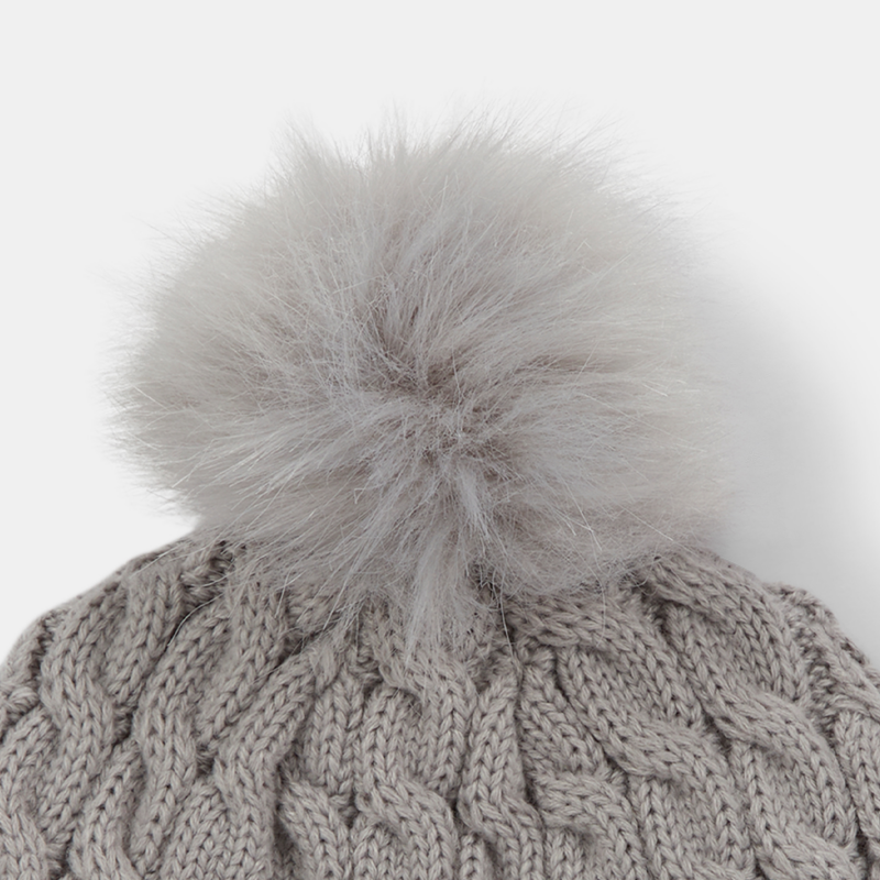 Faux Fur Pom Pom Top