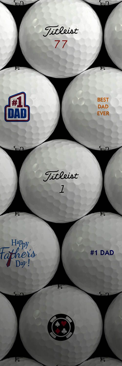 Father's Day-Themed Custom Golf Balls