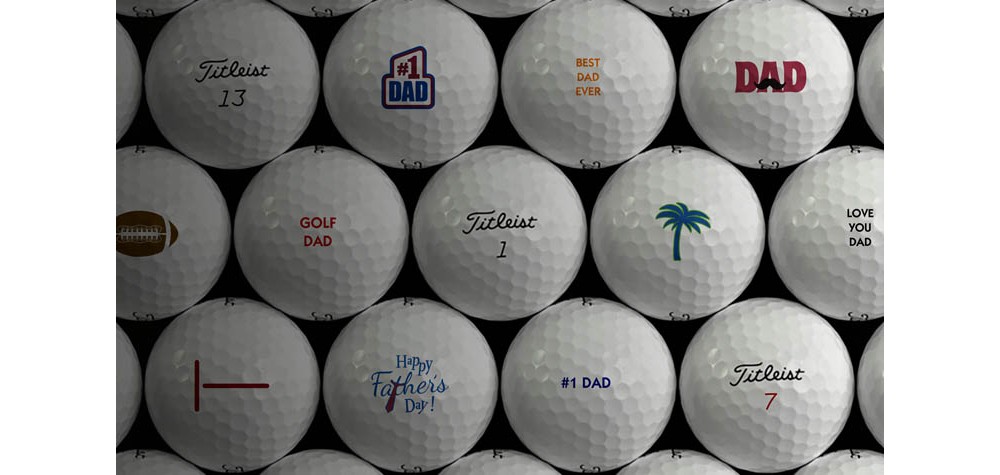 Father's Day-Themed Custom Golf Balls