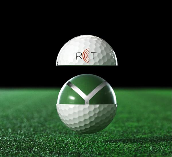 Golf ball tracking online device