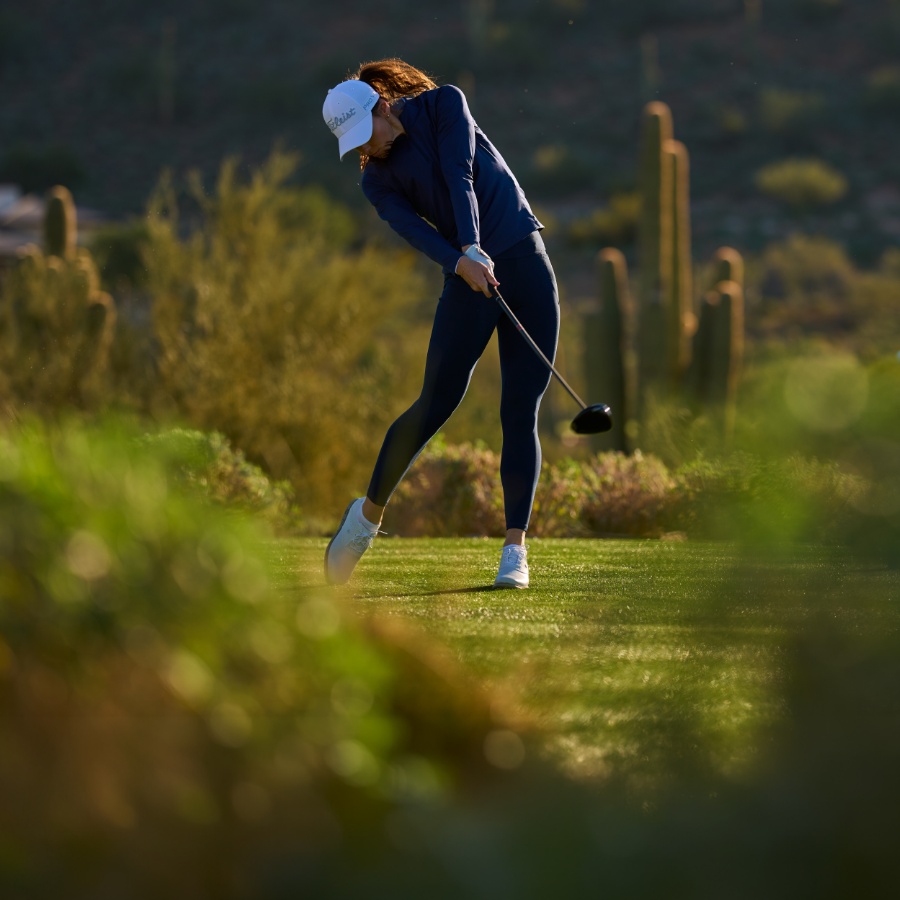 Woman Golfer Mobile