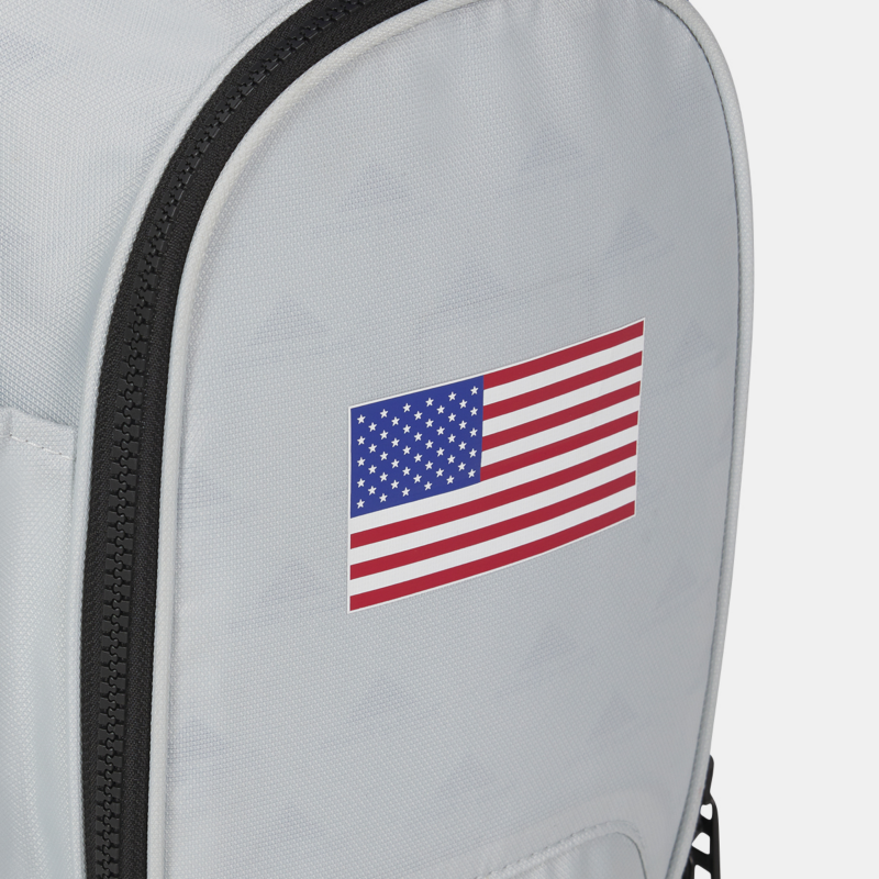 American Flag and Repeat Folds of Honor Logos