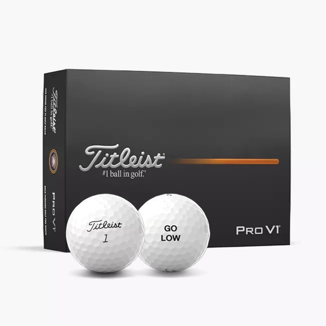 Titleist Golf Balls with Personalization Text