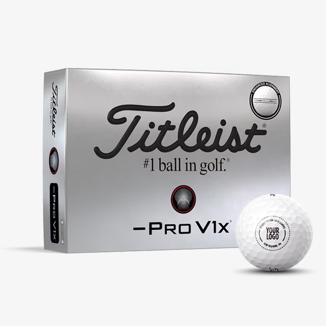 Pro V1<span>x</span> Left Dash AIM Enhanced Custom Logo Golf Balls