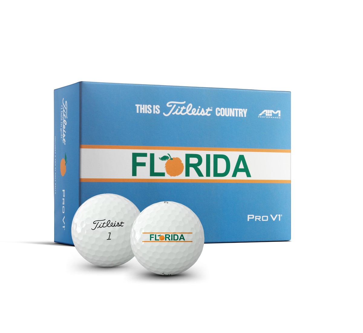 Pro V1 Florida "This is Titleist Country" Half Dozen
