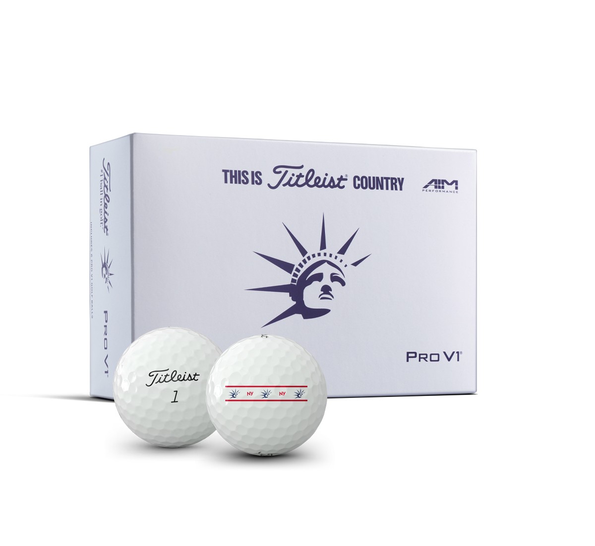 Pro V1 New York "This is Titleist Country" Half Dozen