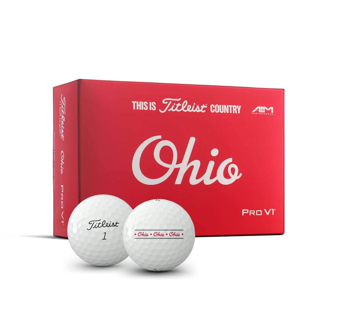Pro V1 Ohio "This is Titleist Country" Half Dozen
