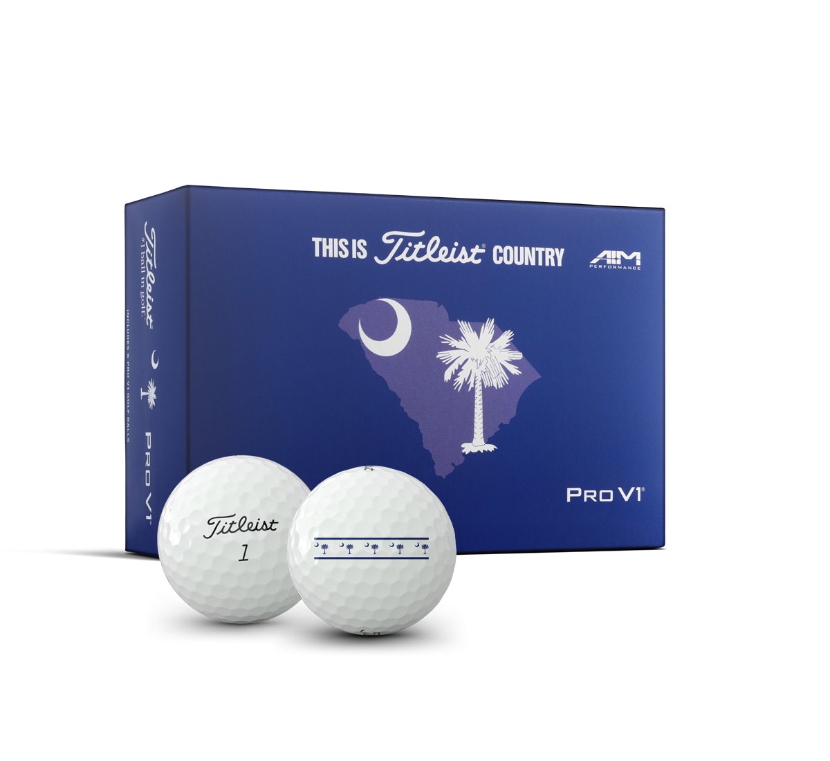 Pro V1 South Carolina "This is Titleist Country" Half Dozen