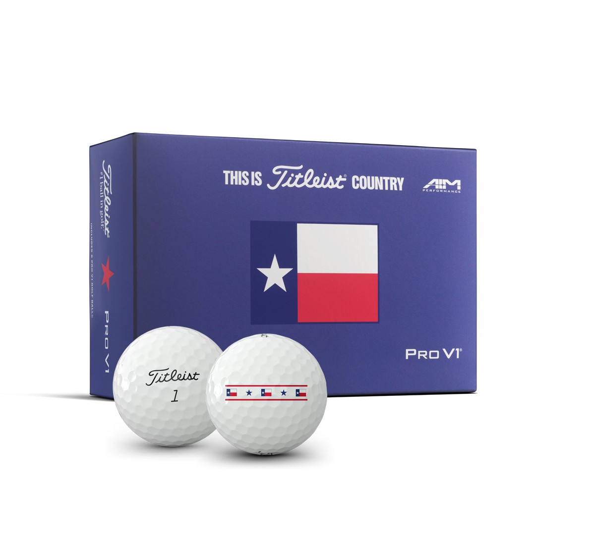 Pro V1 Texas "This is Titleist Country" Half Dozen