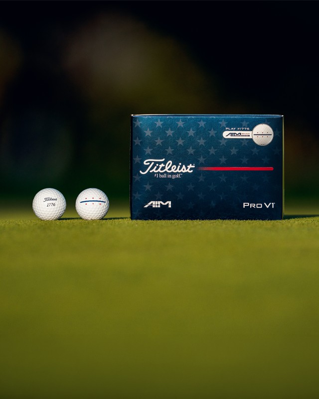 Pro V1 and Pro V1<span>x</span> AIM Performance  - Red, White, & Blue