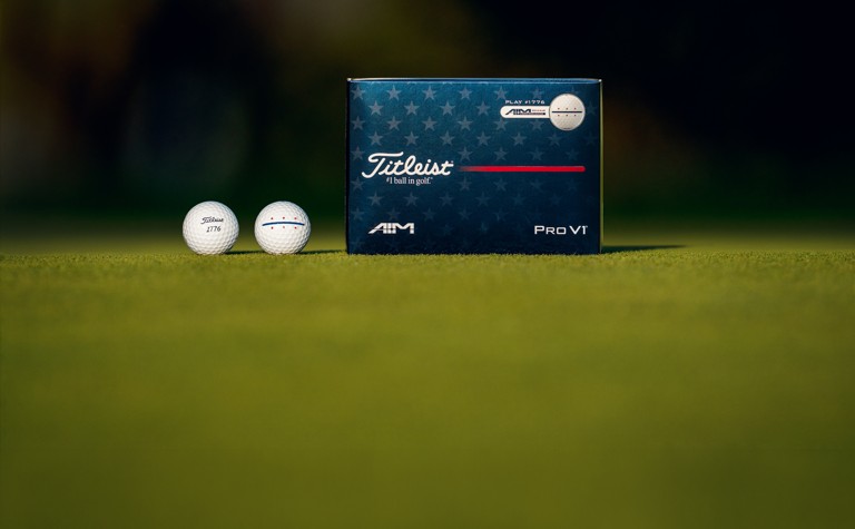Pro V1 and Pro V1<span>x</span> AIM Performance  - Red, White, & Blue