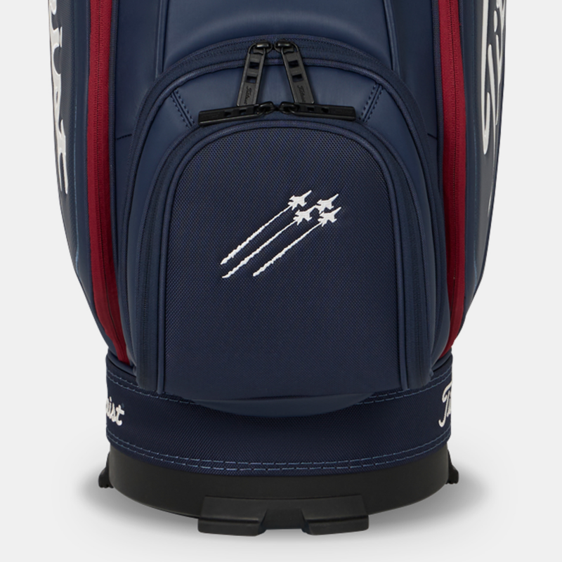Fighter Jet Embroidered Logo on the Ball Pocket