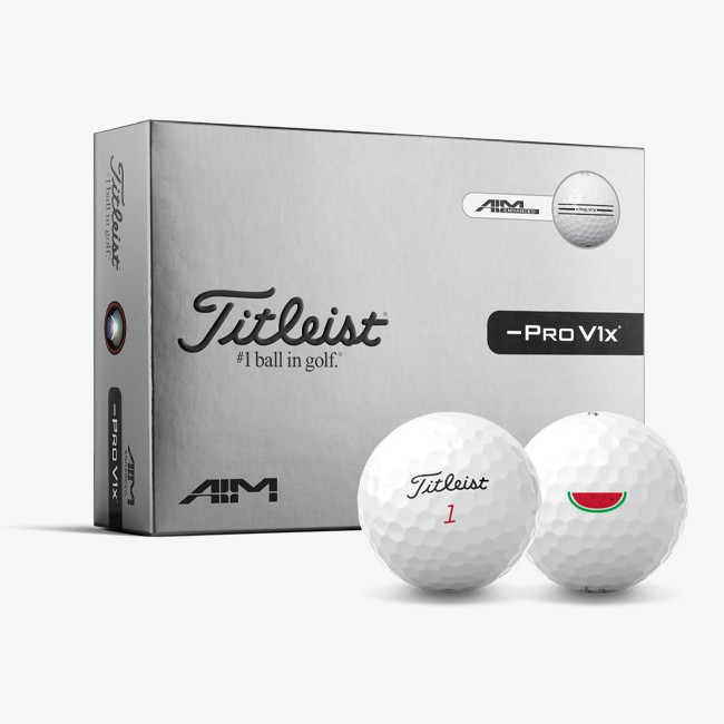Pro V1<span>x</span> Left Dash AIM Enhanced Custom Golf Balls