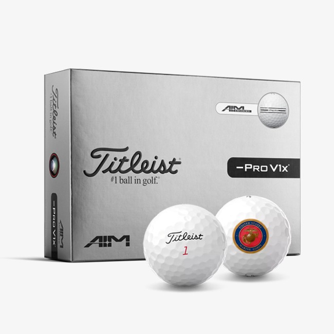 Custom Titleist Pro V1x Left Dash AIM Enhanced Golf Balls