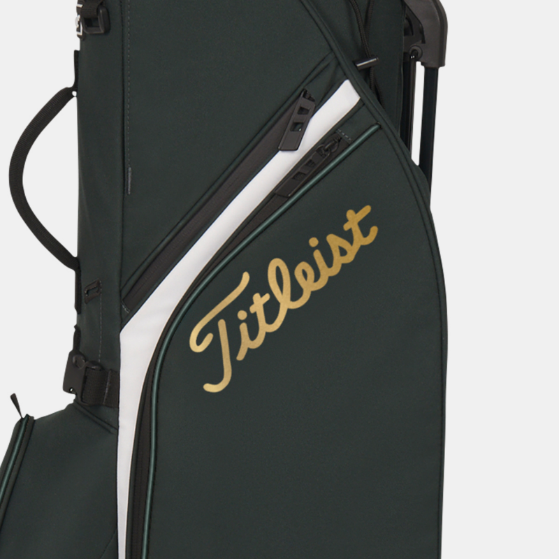 Gold metallic screen print Titleist logo